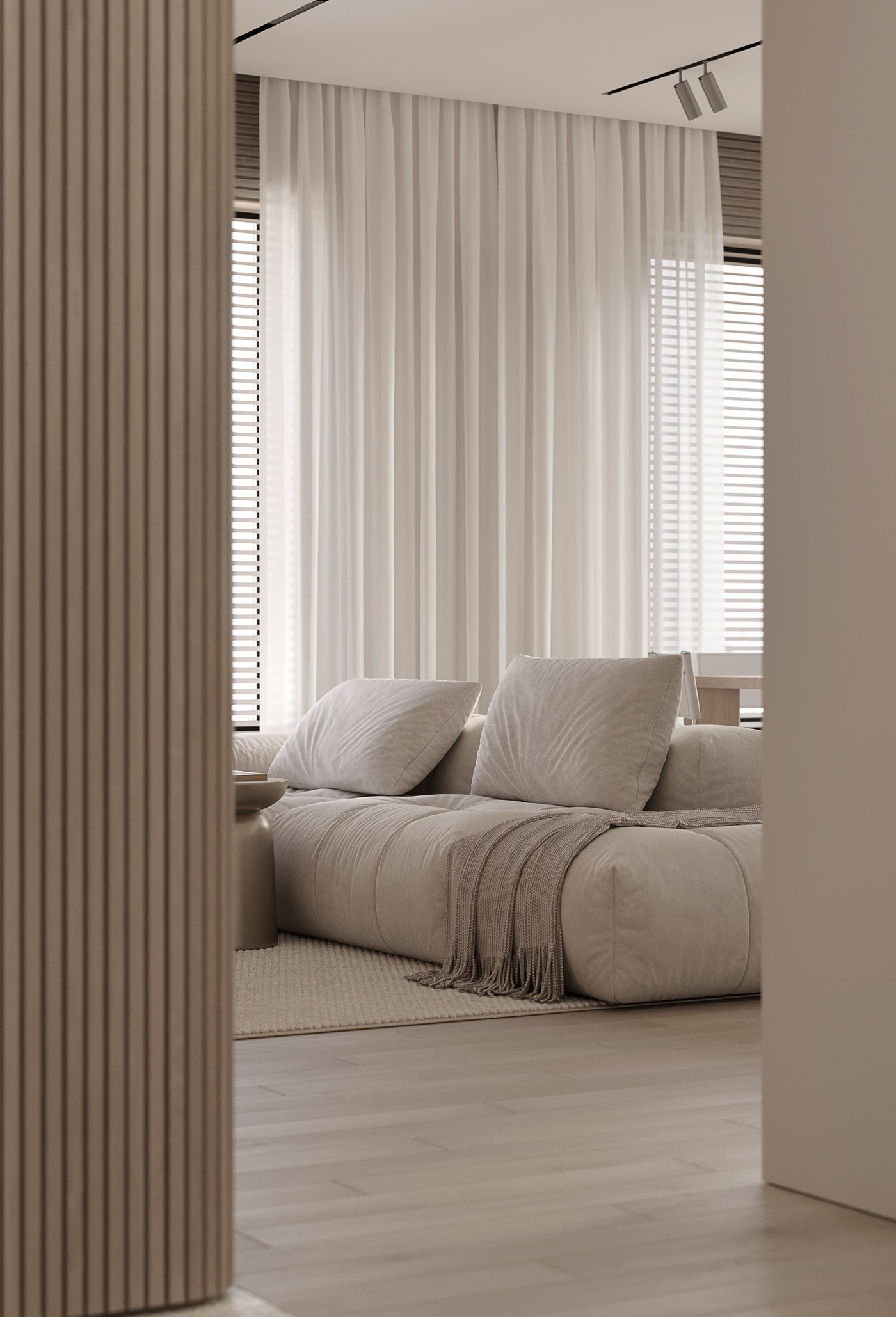 80平 现代简约空间设计-13