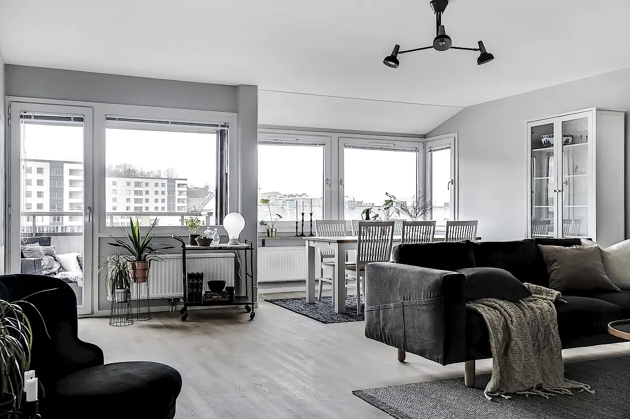 温馨家庭公寓的“hygge”风格阳台设计-4