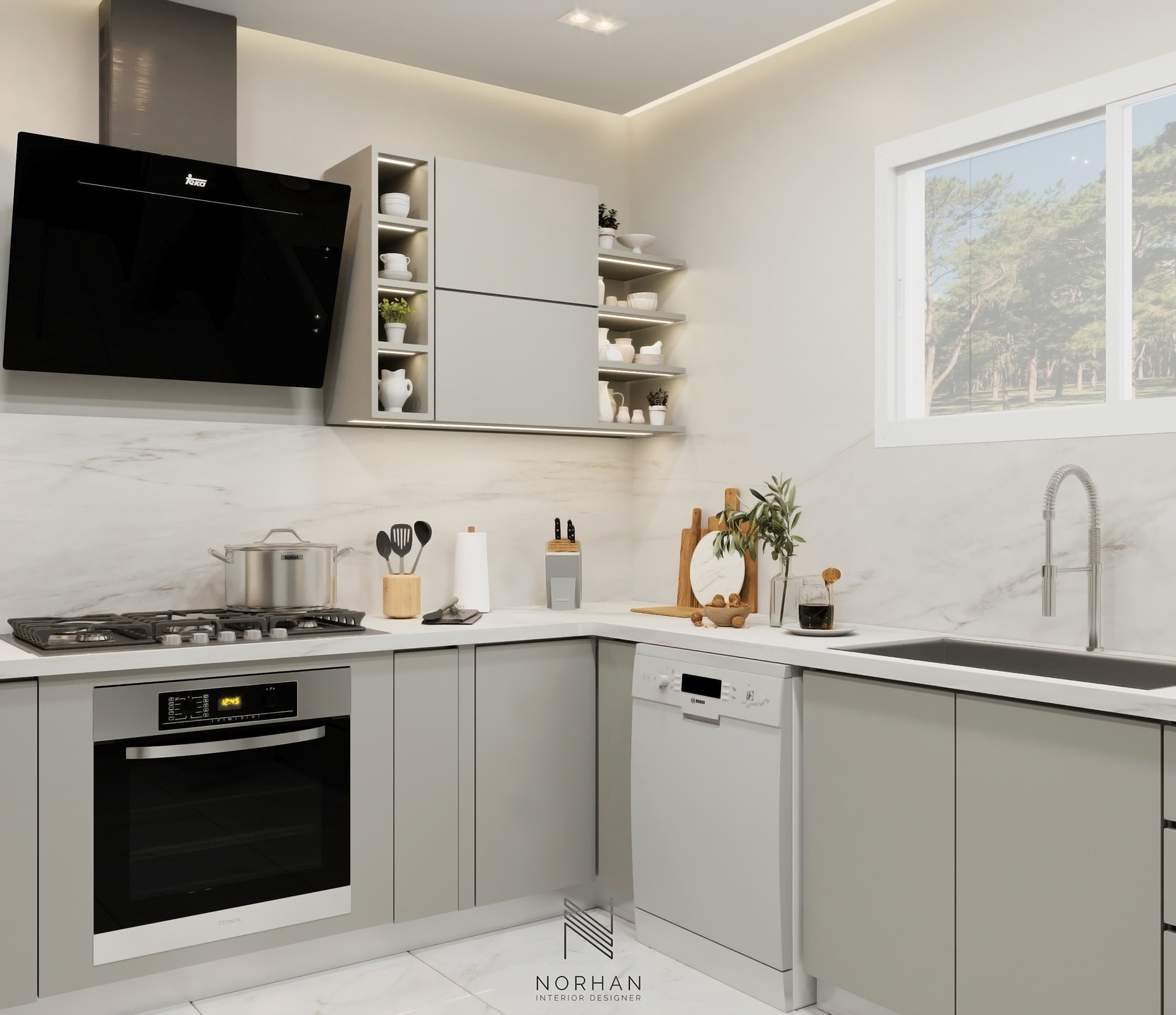 Modern Kitchen in KSA-10