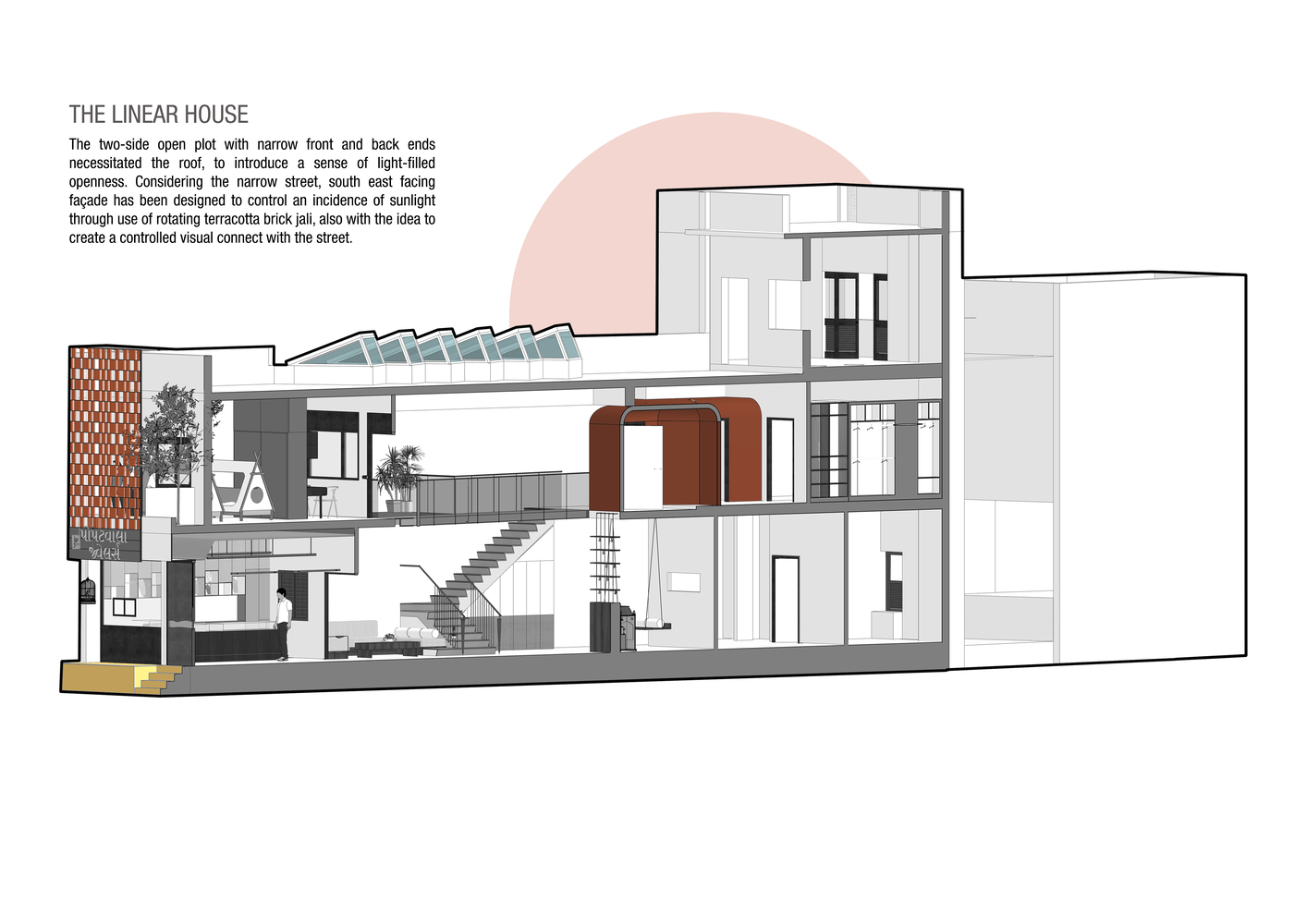 印度 Mandvi 的线性住宅丨The Company of Design-19