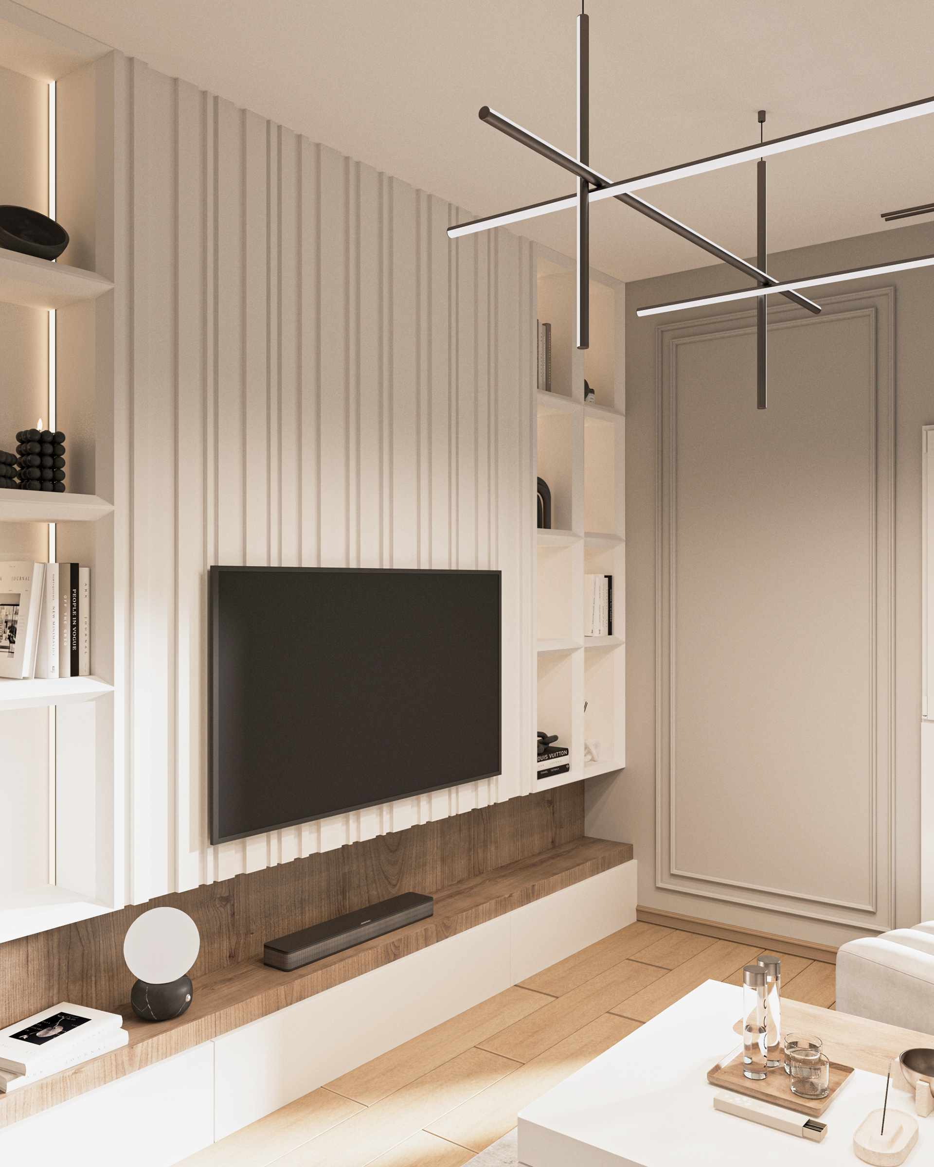 El Maqsed Apartment living room-3