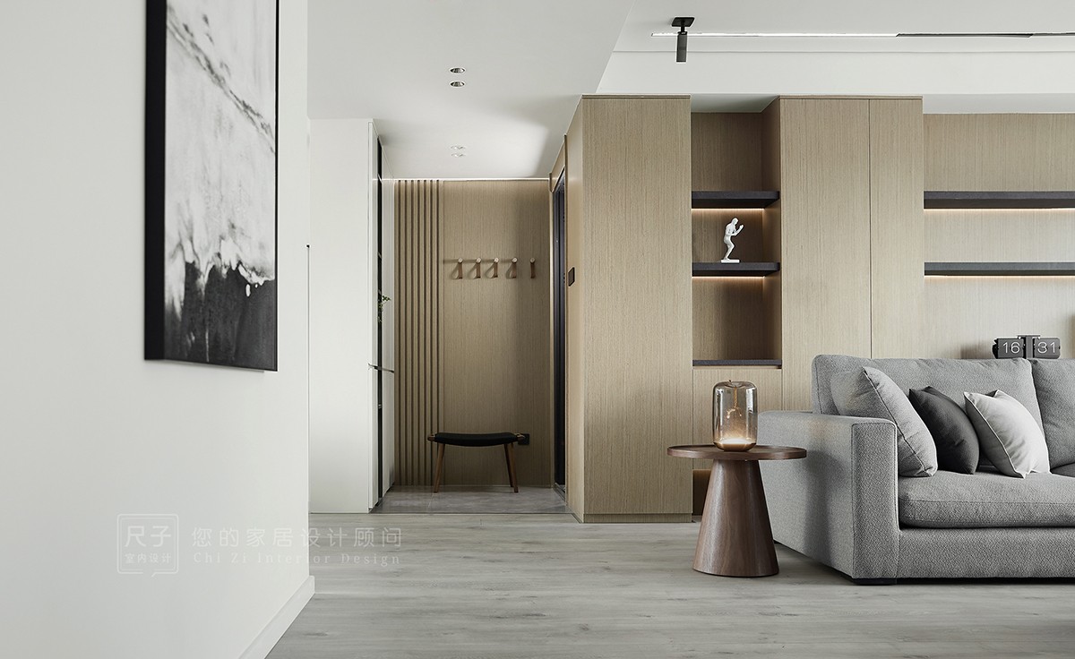 深圳华侨城 175㎡现代简约原木风家居设计,自然温馨的包容之家-15