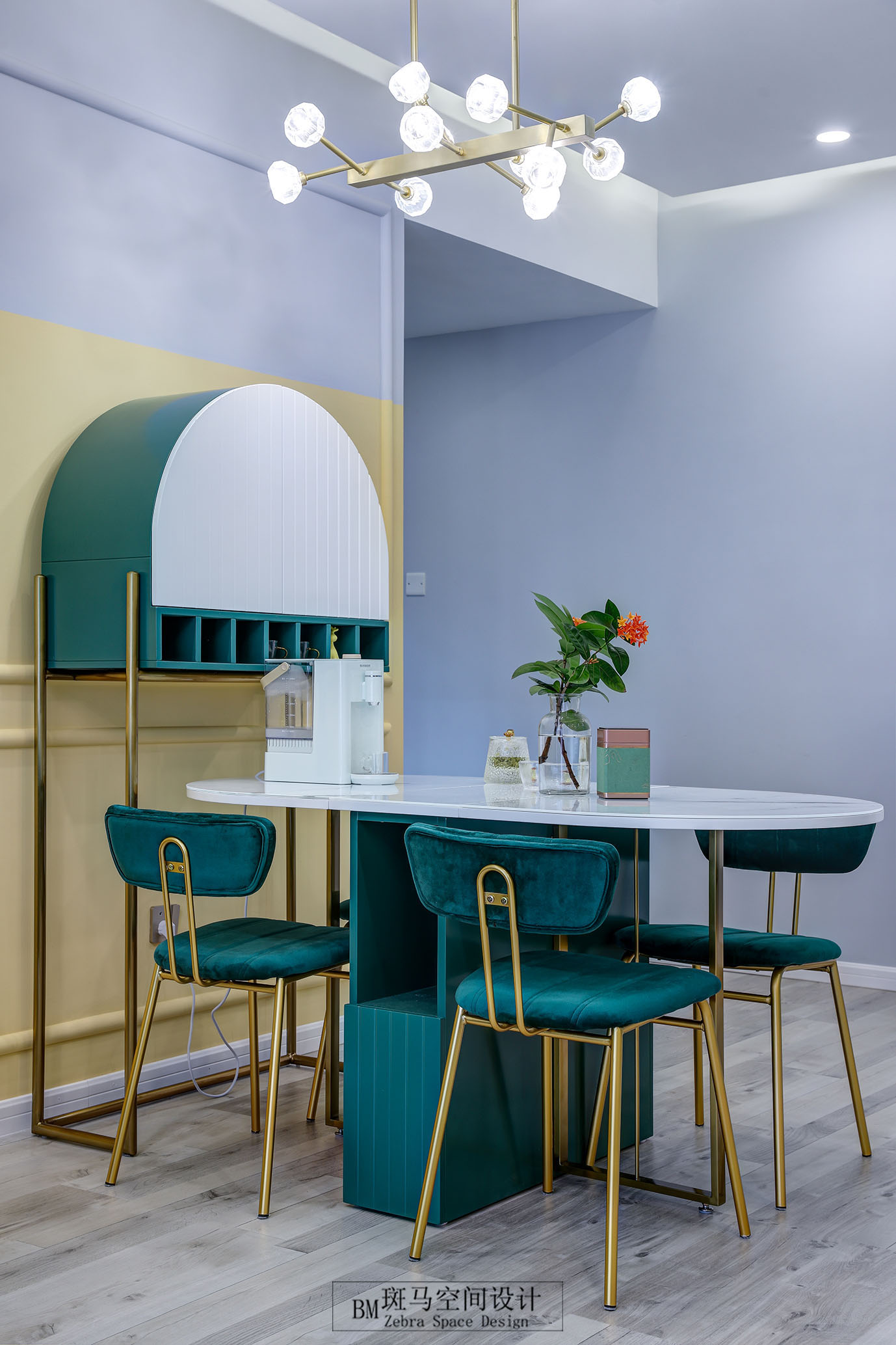 马卡龙色的浪漫空间 | 深圳庐峰翠苑 120 平方少女心设计-18