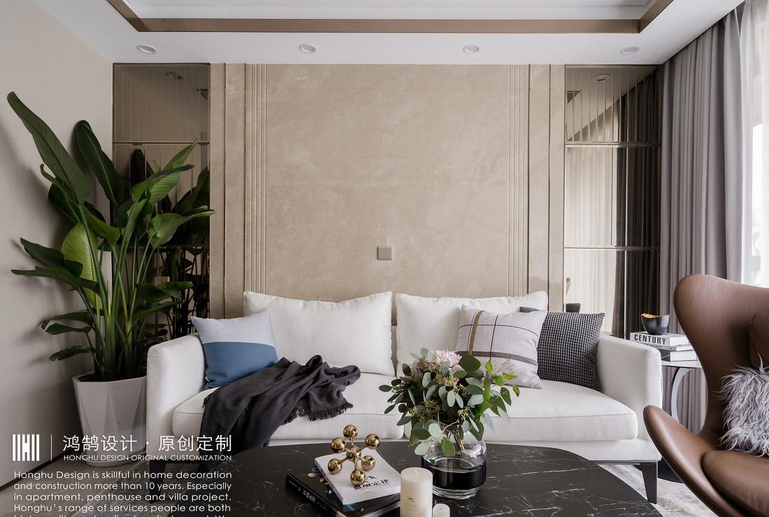 上海平层温馨家居空间设计丨中国上海丨鸿鹄设计-2