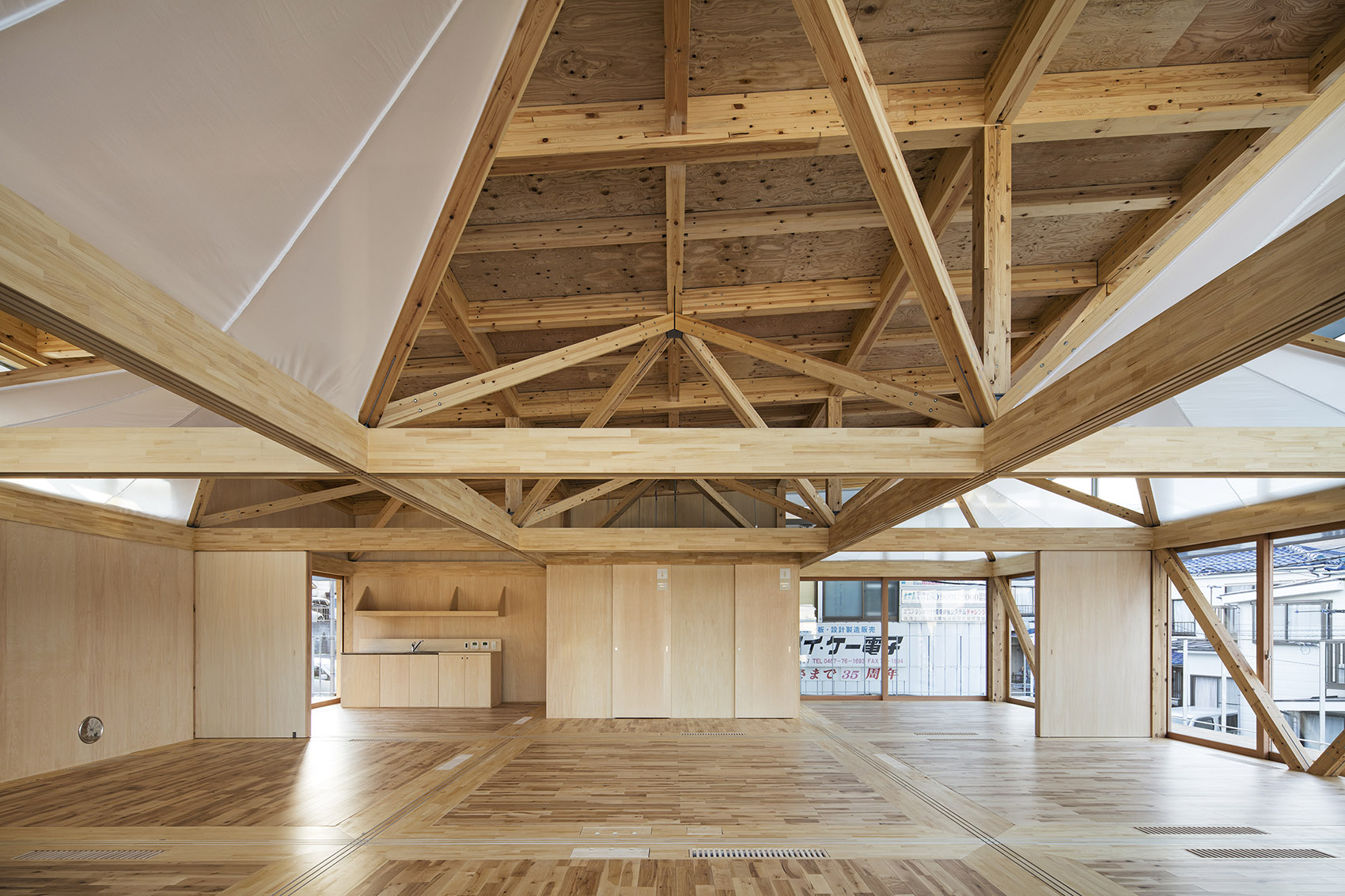 百变空间 & 工厂改造的多功能社区中心，日本 / Aki Hamada Architects-55