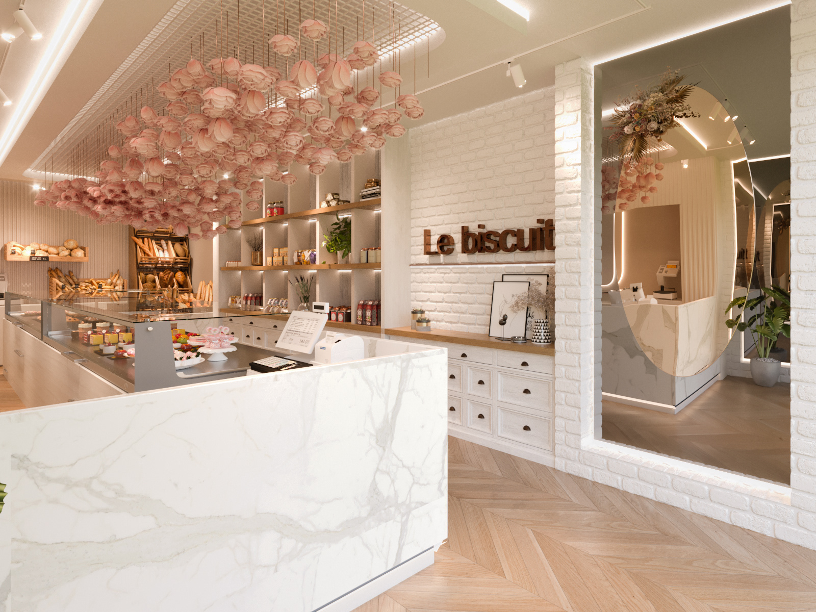 面包店室内设计:乐饼干丨突尼斯丨自由职业者-20