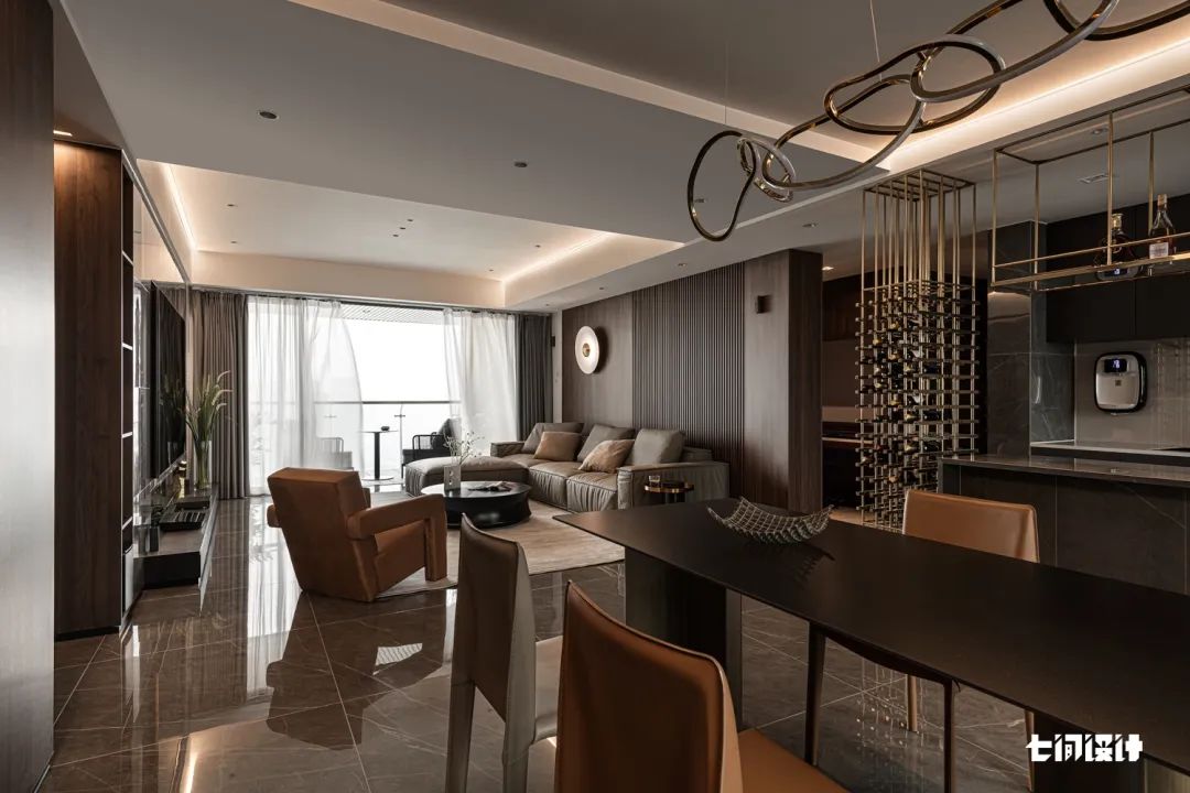 东湖畔的温馨之家 · 多场景设计的亲密空间丨七间设计(IDEAL DESIGN)-19