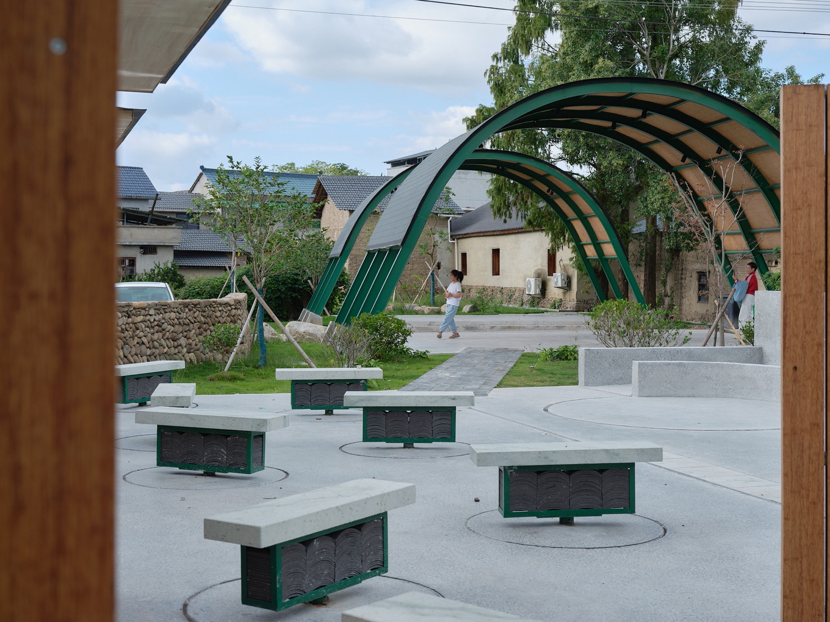 “两个半”·古市镇下街茶广场丨中国浙江丨衍述设计-41