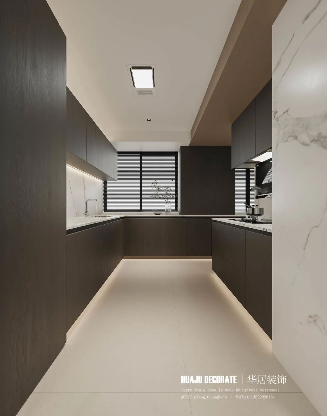 榕江四季城大平层现代简约设计丨华居装饰-26