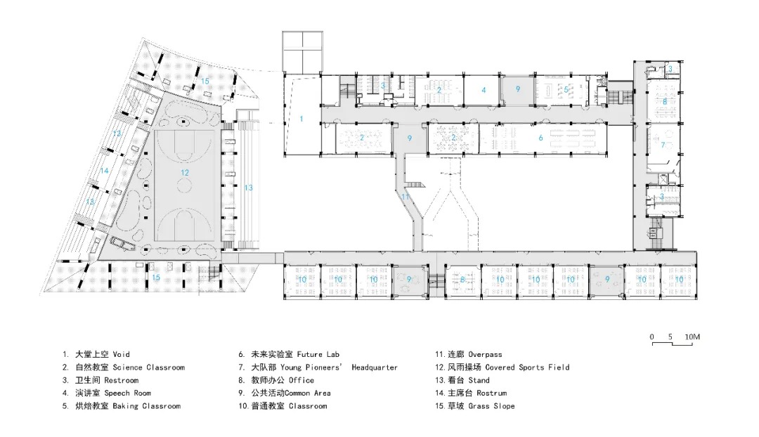 上海市高安路第一小学华展校区丨中国上海丨山水秀建筑事务所-117