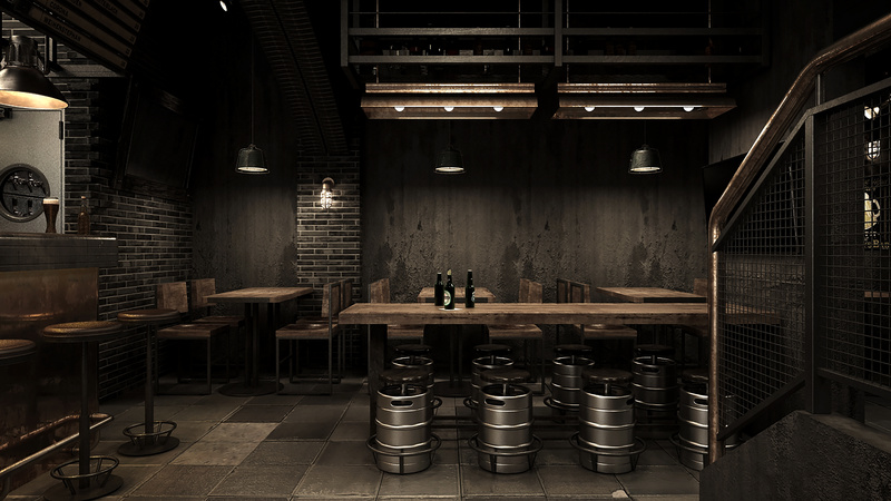 三生ONEWOOD,Bar Space  Visual Design-59