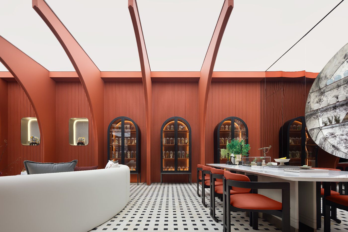 温州绿城六和院售楼处丨中国温州丨几朵设计-51