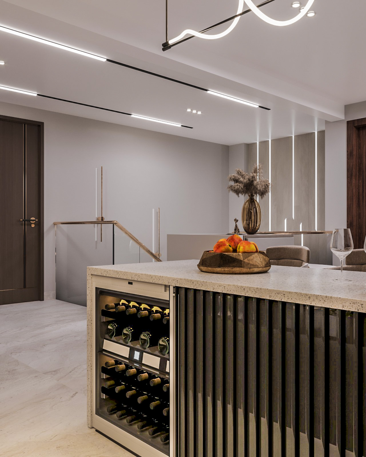 Living area & coffee corner-8