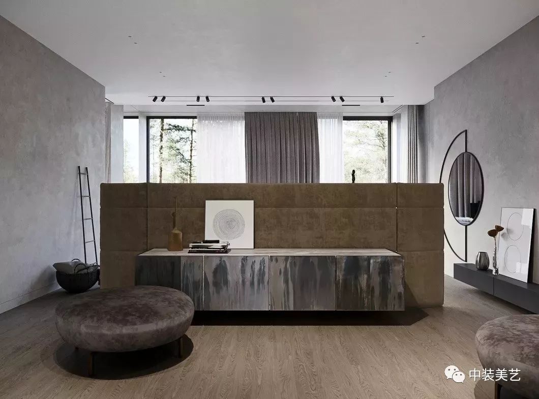 Color / 跟着大师学软装-750㎡高级灰别墅，越极简，越奢华！-45
