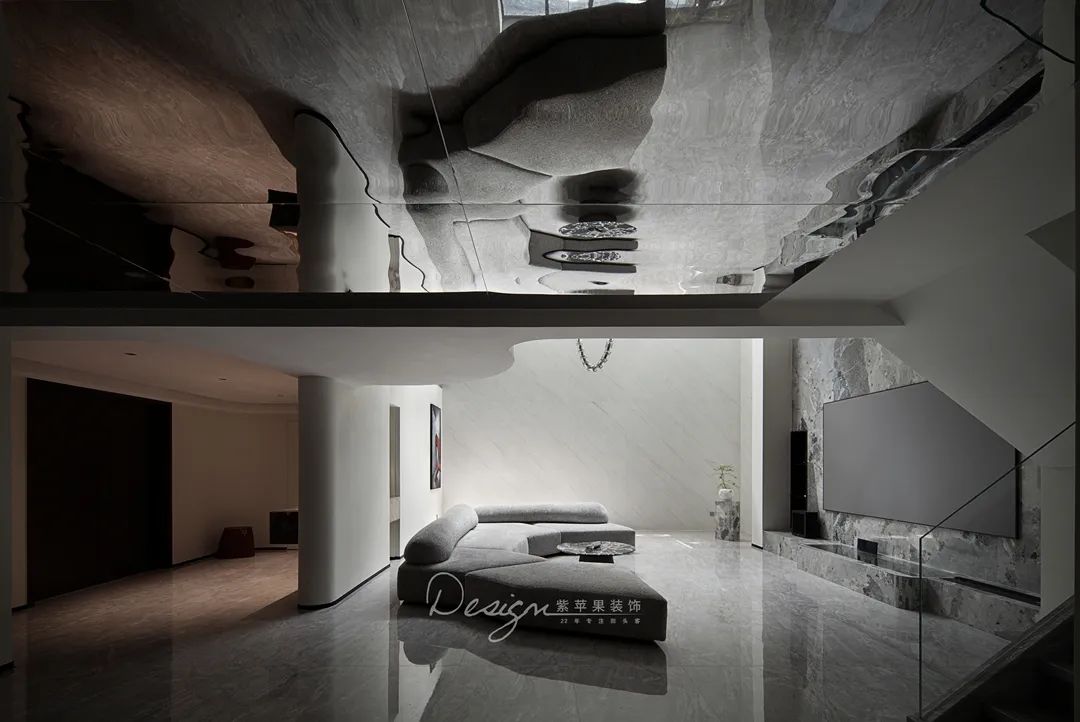 400㎡现代风超现实可居住艺术空间丨紫苹果全案设计-24