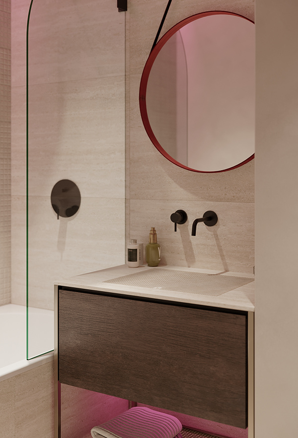 64㎡多彩小空间公寓设计-28