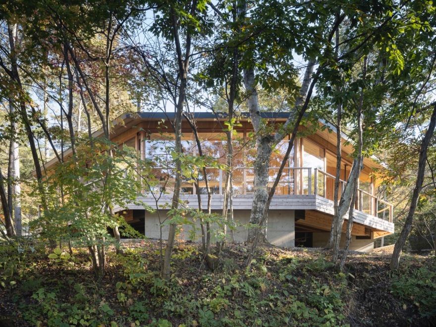 轻井泽山居丨日本长野丨Naoi Architecture-3