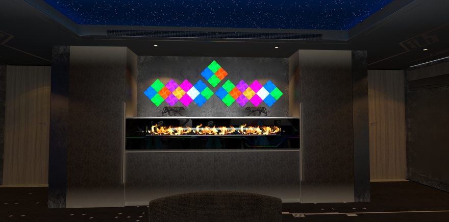 四人游戏室设计-10