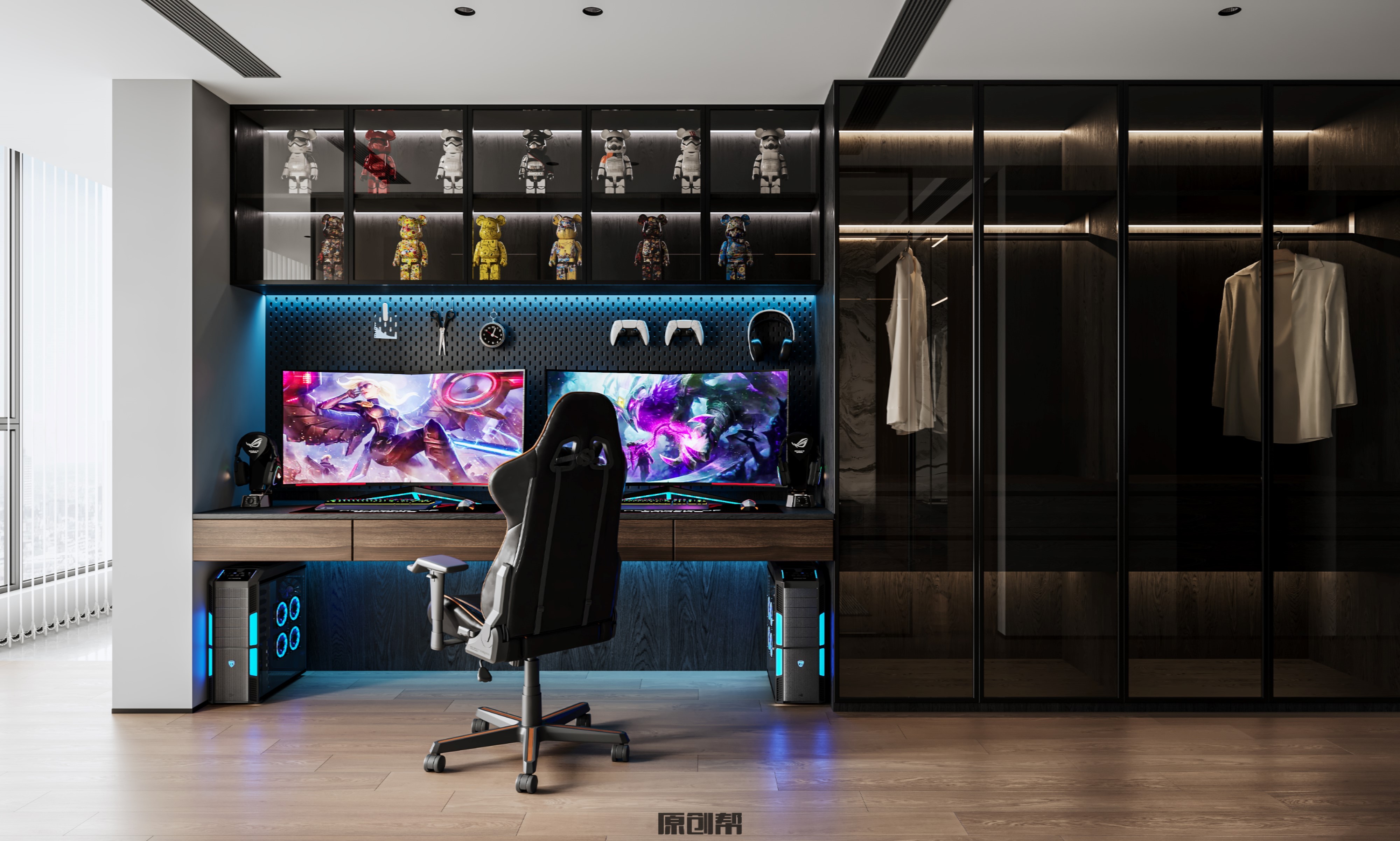 暗色调·原创帮 | 颠覆传统空间的现代设计-7