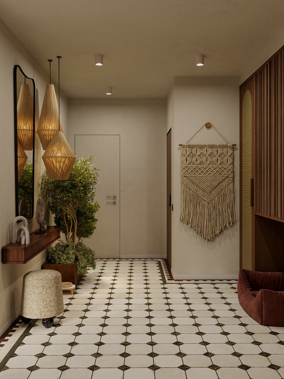 波兰 113㎡波西米亚风住宅设计-0