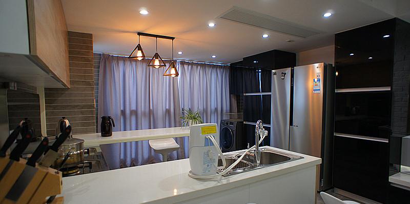 北欧简约风小户型设计 | 原木色与白色文化石的完美搭配-8