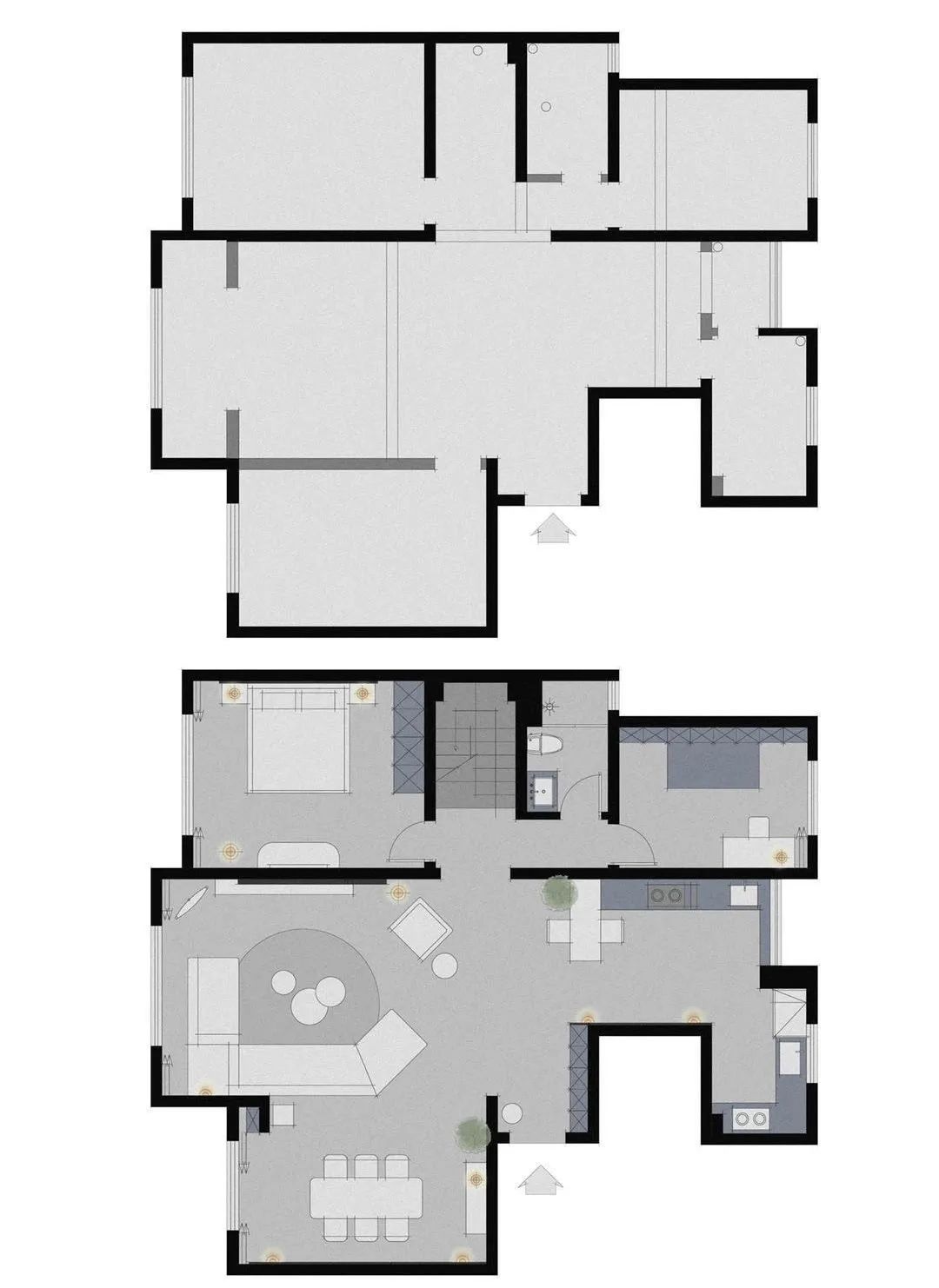 红杉创意设计 | 西安 360㎡现代家居，巧妙融合多种文化元素-9