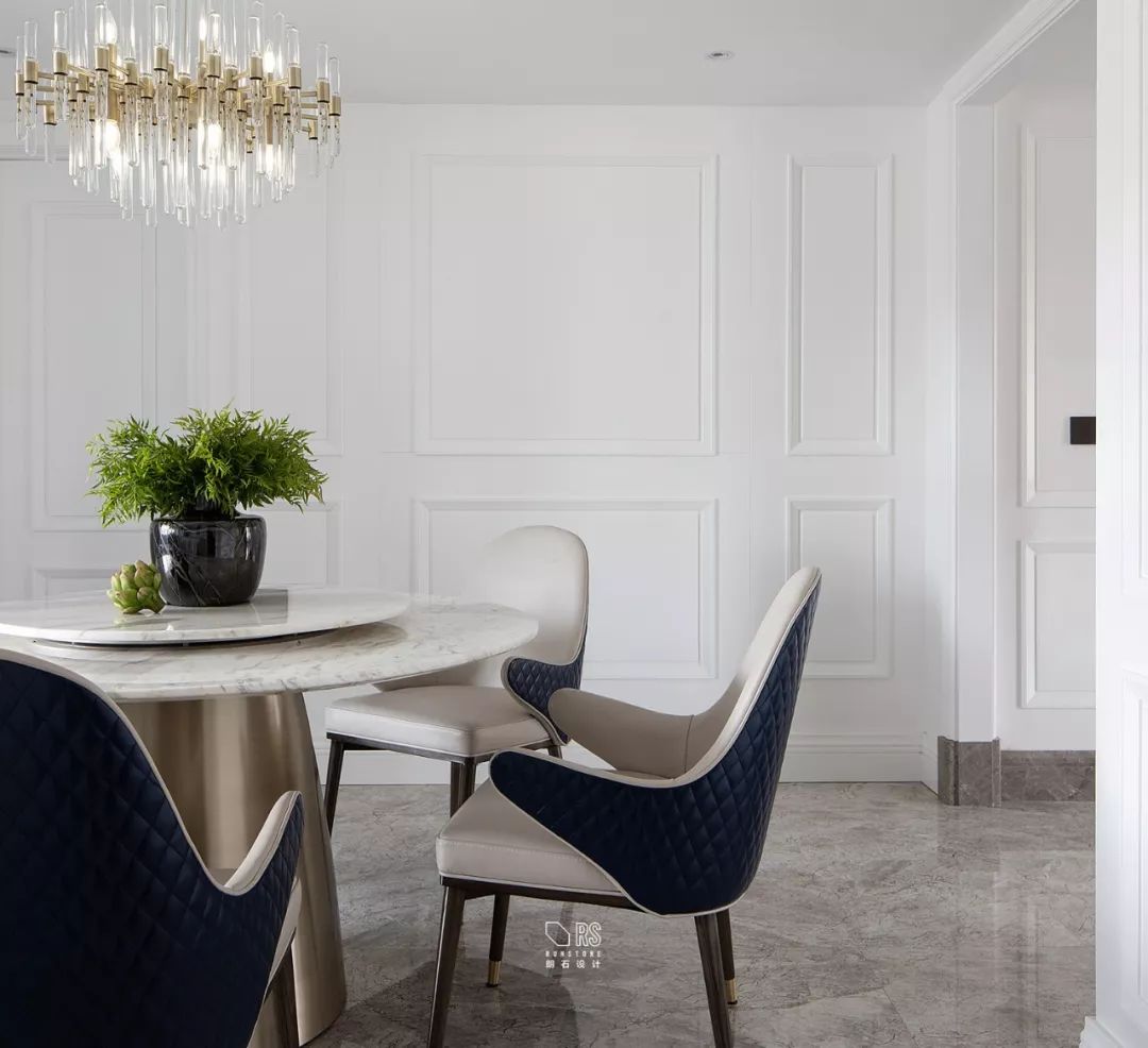 《沁绿》现代美式空间,温馨地中海蓝-3