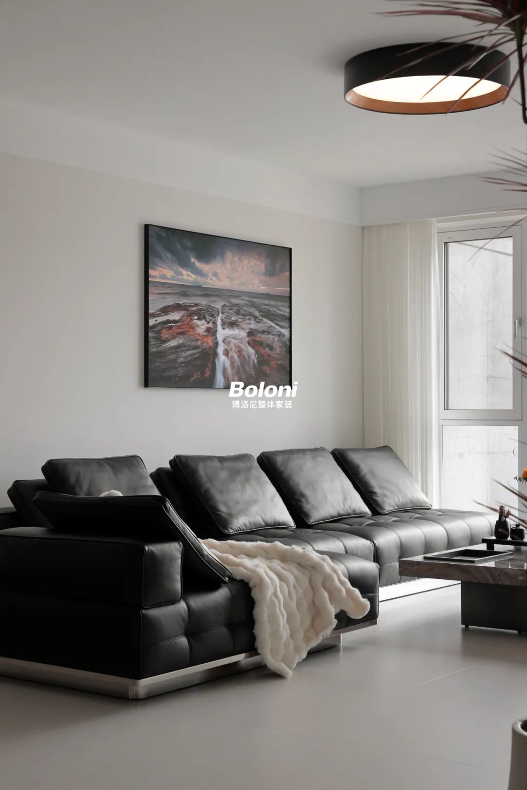 127㎡现代简约质感生活空间-14