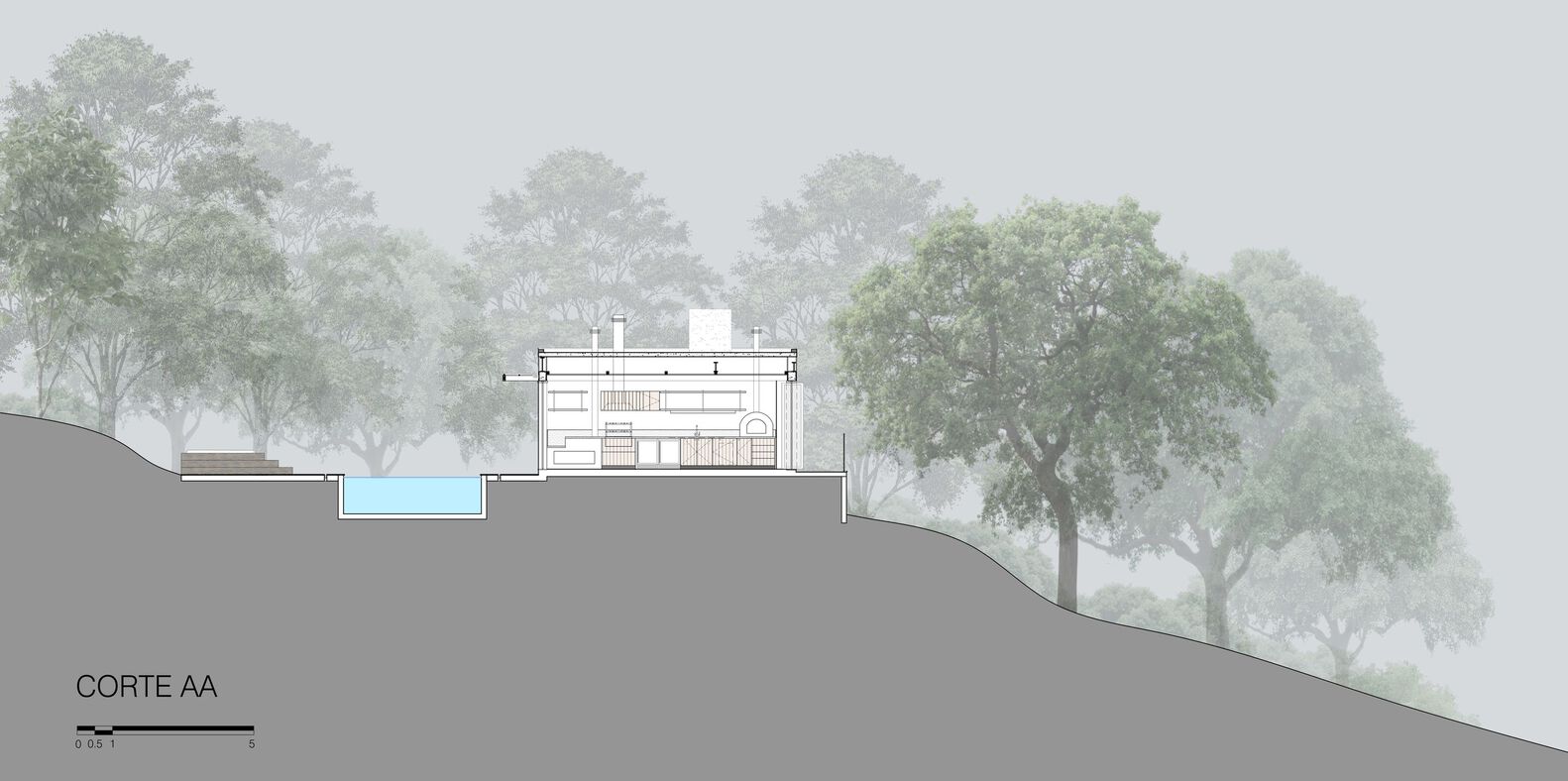 巴西 Ibi House 和谐乡村风格设计-62