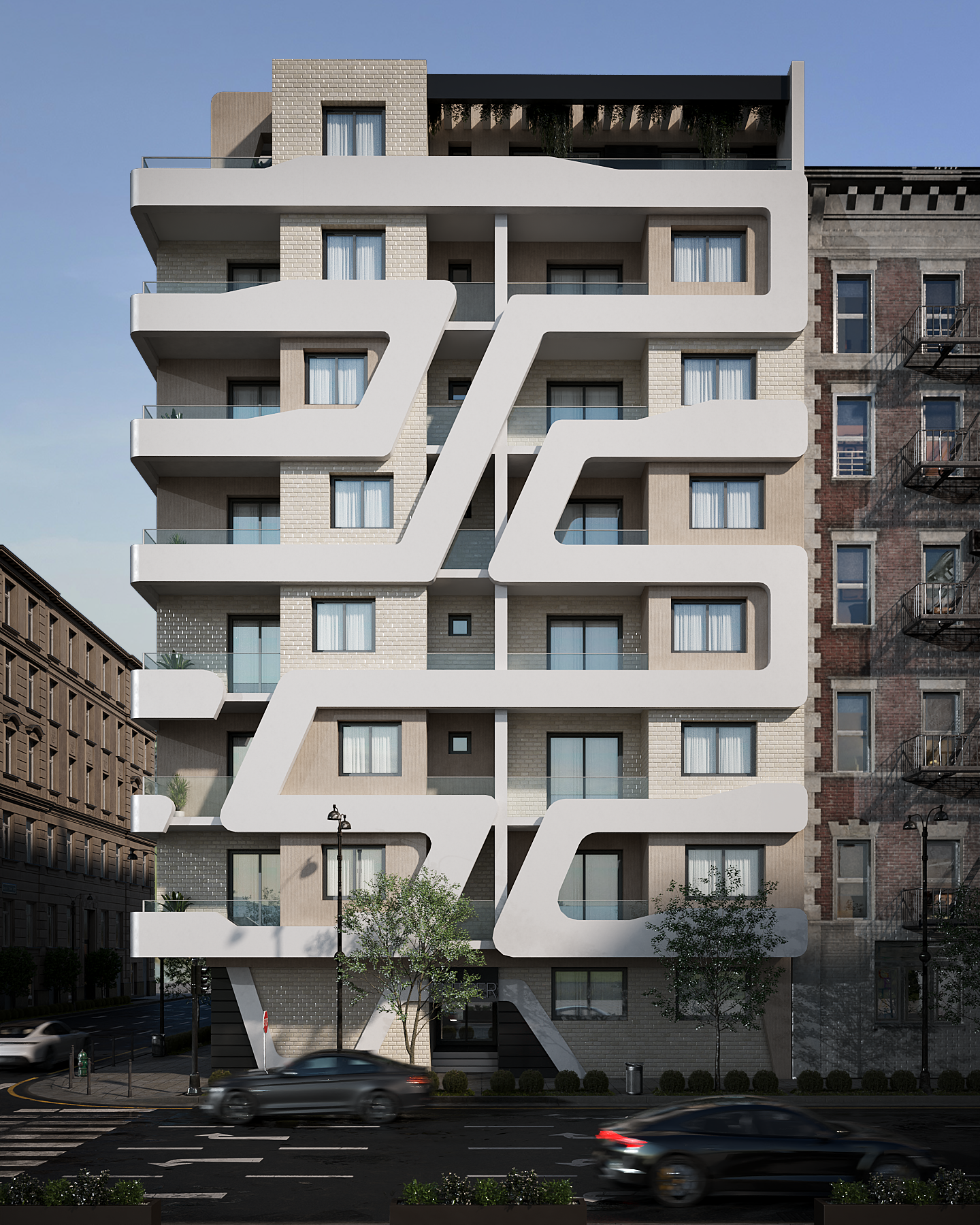 Contemporary Residential Façade - Doha-1