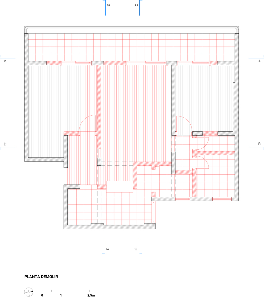 巴西圣保罗 Alameda Barão de Limeira 公寓翻新设计-36