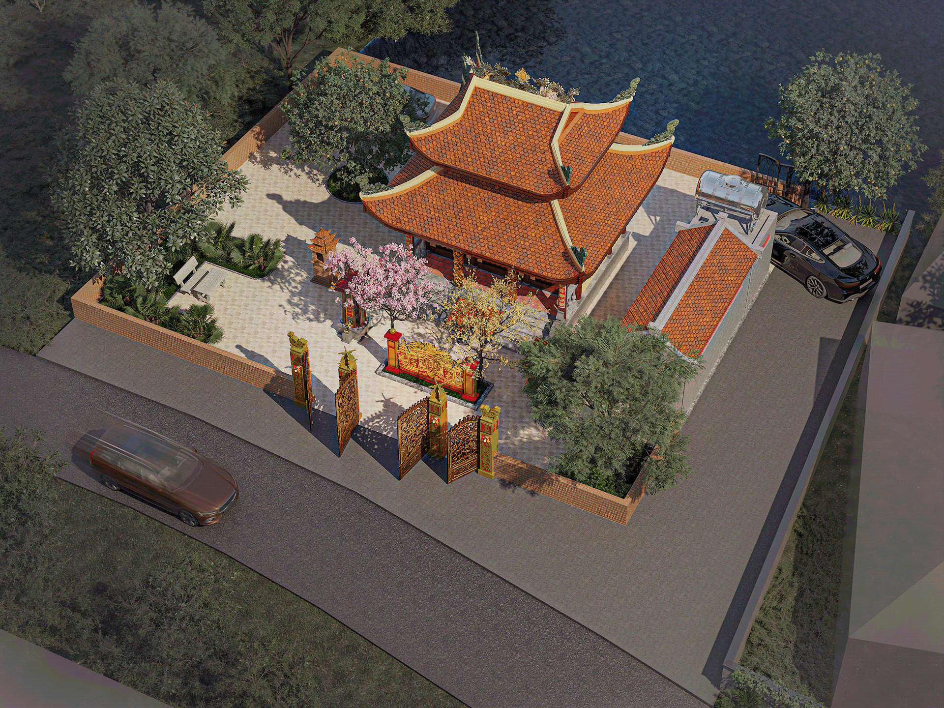 河静祖庙设计项目丨越南丨与Jane To's Team合作,Phuong Red参与-10