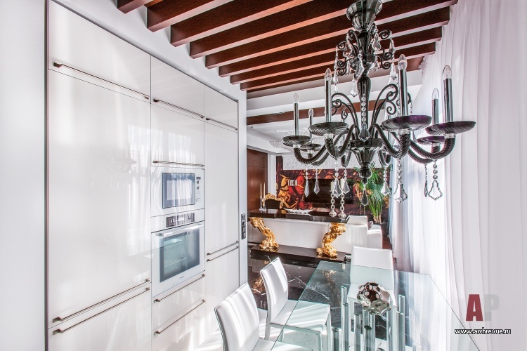 120平靠近Таврический公园的醒目风格公寓设计丨Игорь Сушков-11