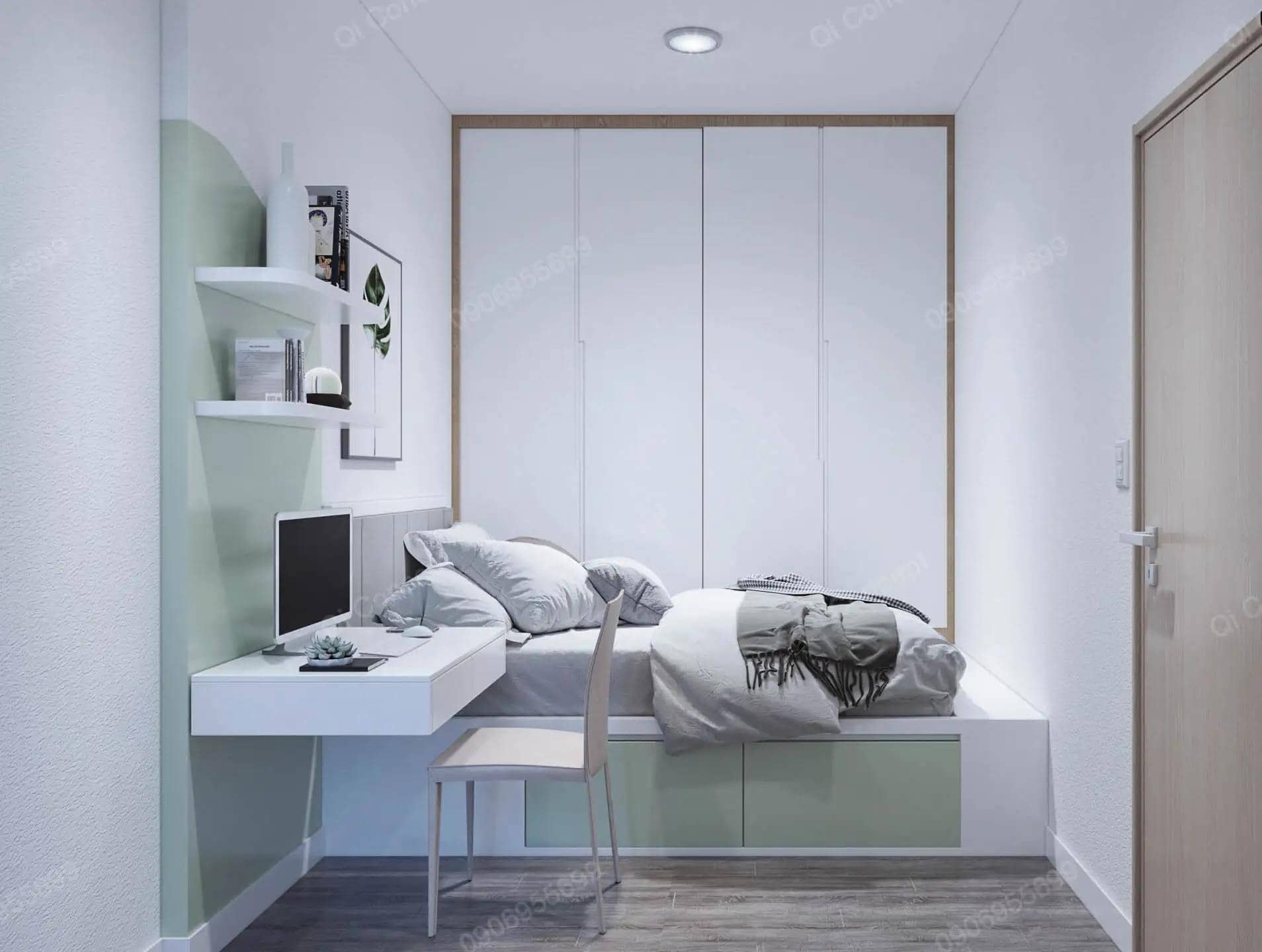 Picity两居室公寓设计丨越南胡志明市丨EKE-28