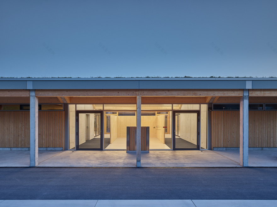 德国公共公园内的木结构幼儿园与博物馆-23