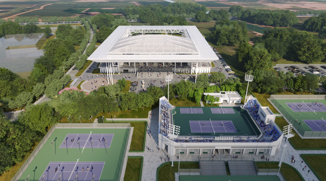 体育空间传承与焕新丨上海院原创设计旗忠网球中心改扩建项目顺利竣工验收-16