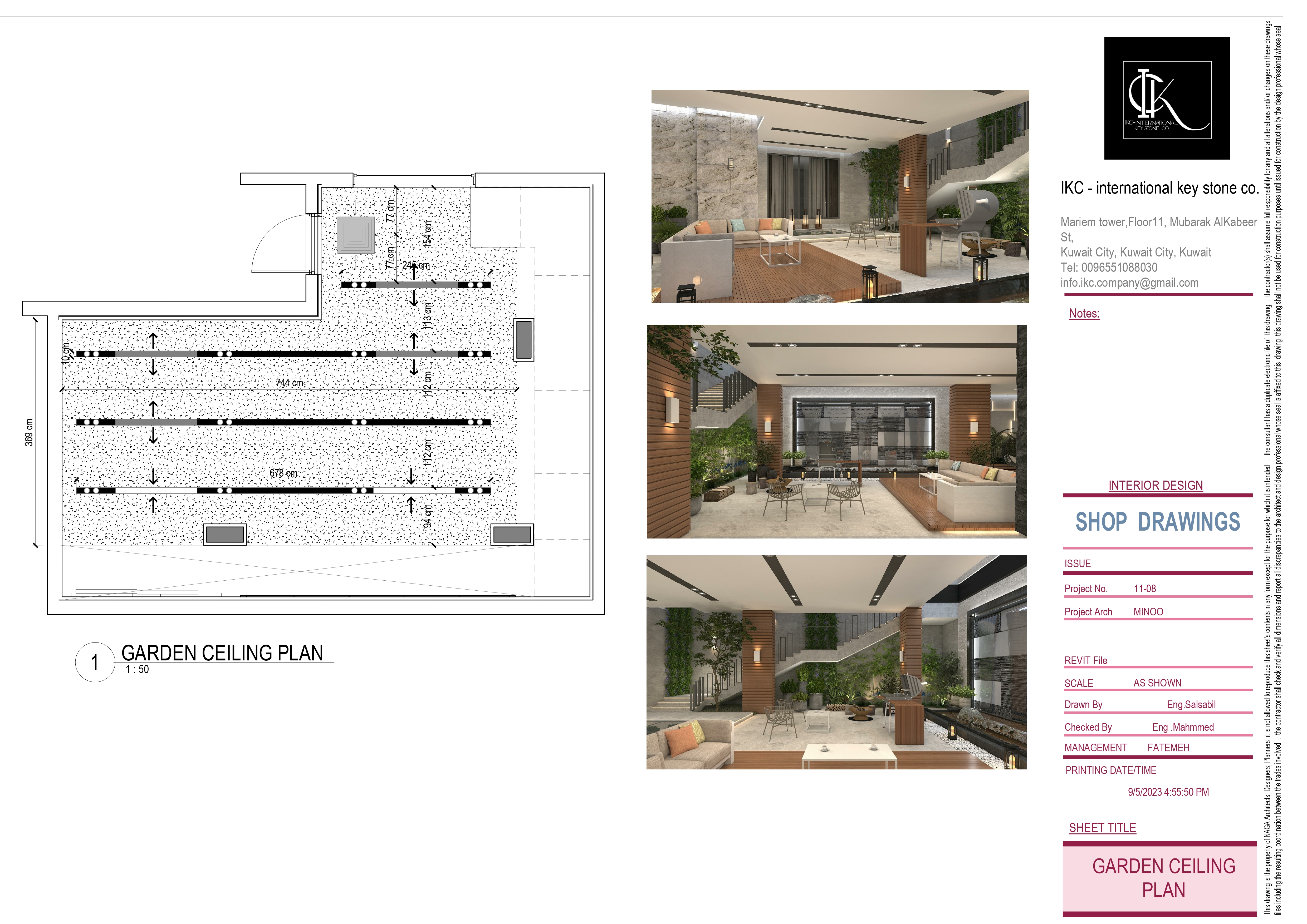 Shop Drawing Villa Garden-4