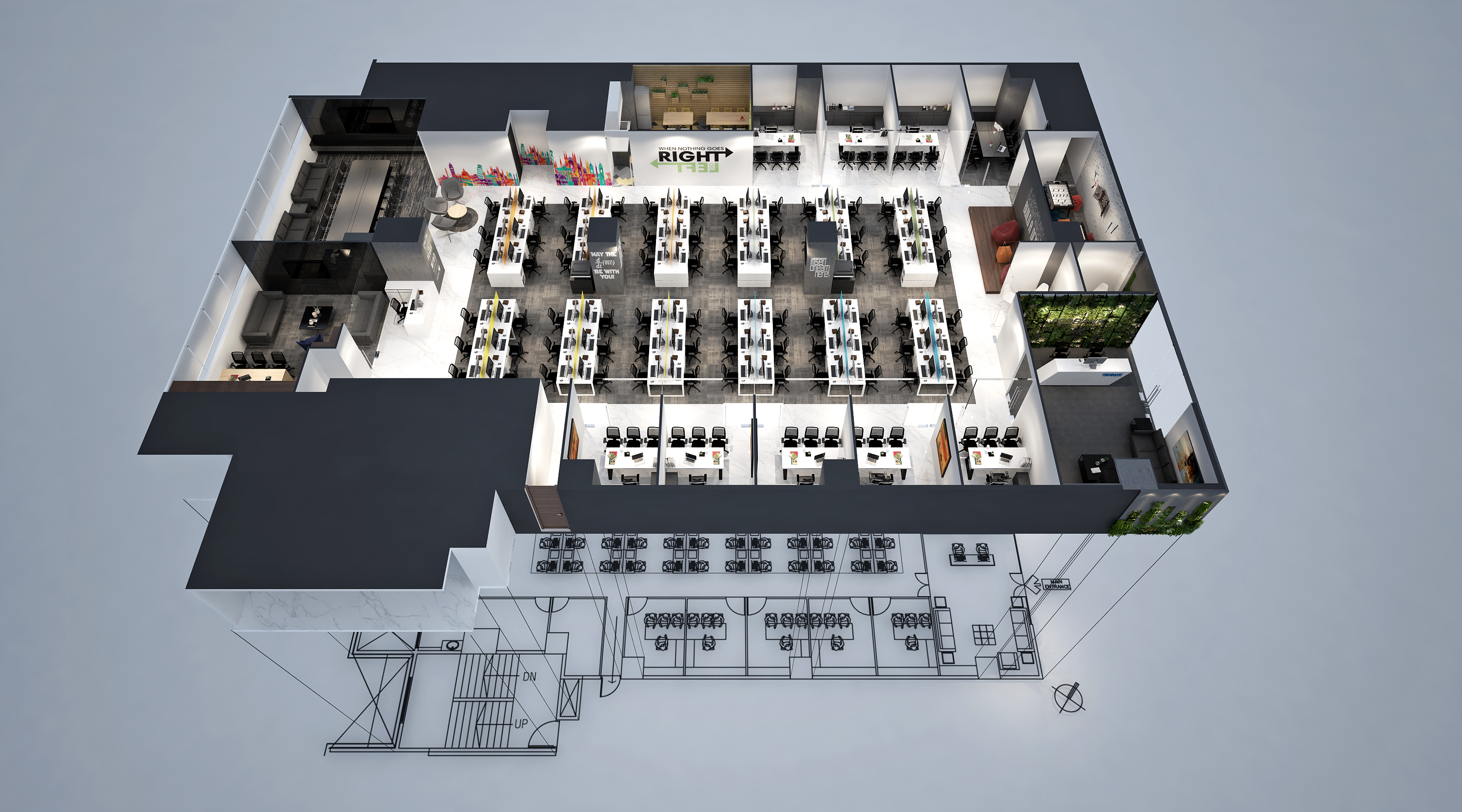 印度 Fedbank 银行总部室内设计-48