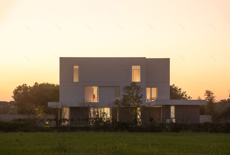 新作|陆启水建筑师事务所|稻田边的光墅-8