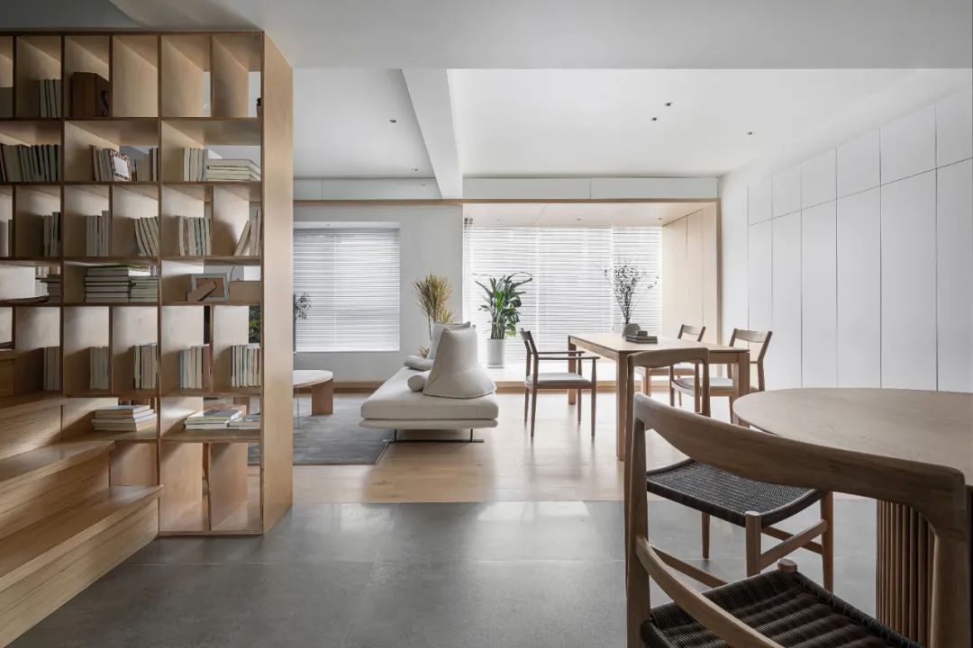 172㎡书香叠墅，原木与白的高级演绎 | 云行设计-7