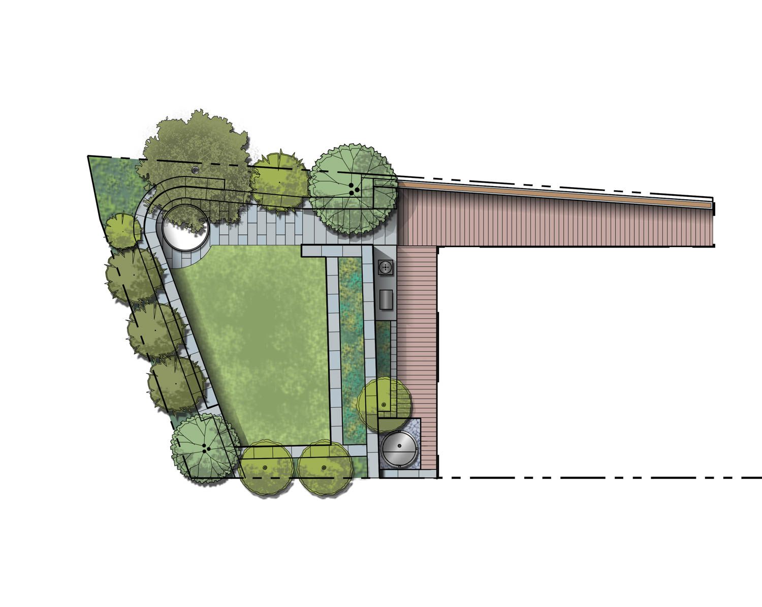 加州旧金山精致后院花园-3