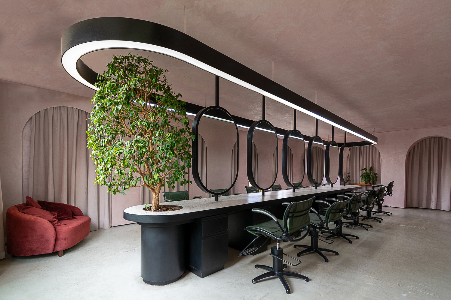 André Luís Coiffeur Beauty Salon 设计丨巴西丨TRPC Arquitetos-14