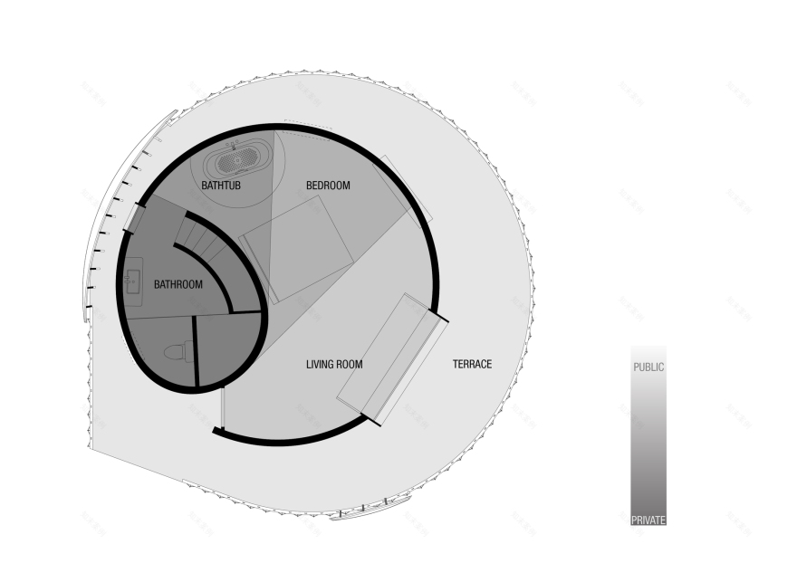 Treewow O - A Tree House of Curved Round Roof / MONOARCHI-32