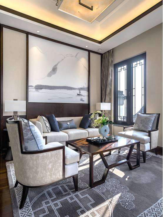 绿装案例鉴赏丨步入新中式的心灵后花园-26