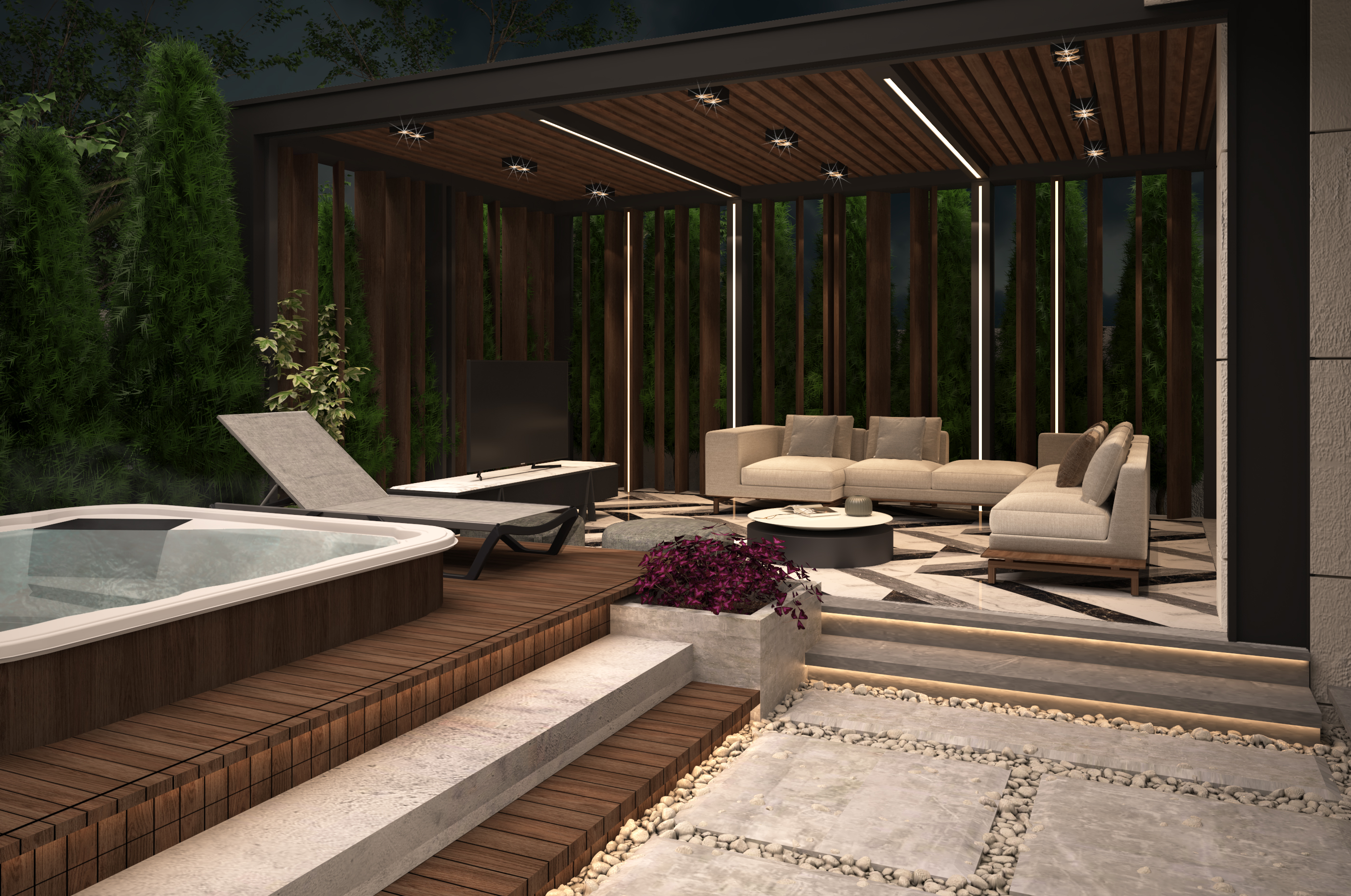 Pyramids Hills Villa 景观设计丨Yasmine Abuelnaga 工作室-6