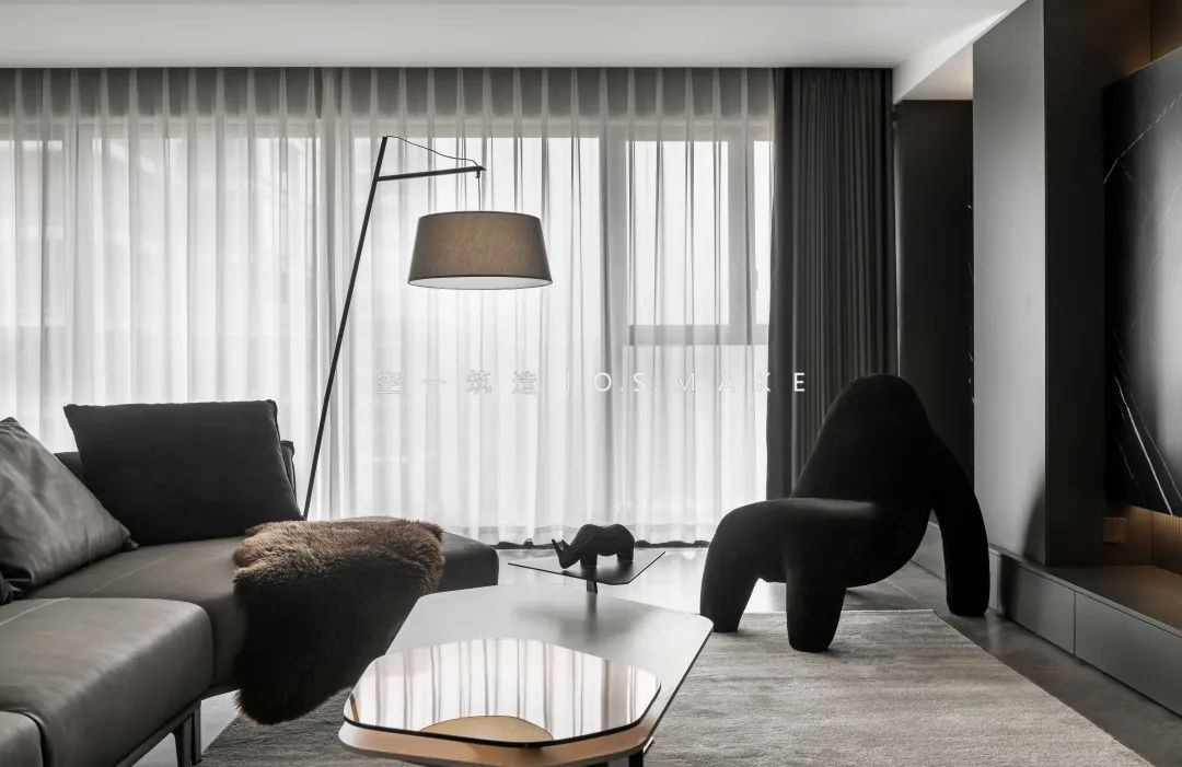 暗黑风独居空间 · 重庆融创壹号院的个性家居设计丨中国重庆丨空一筑造 | O.S.MAKE-9