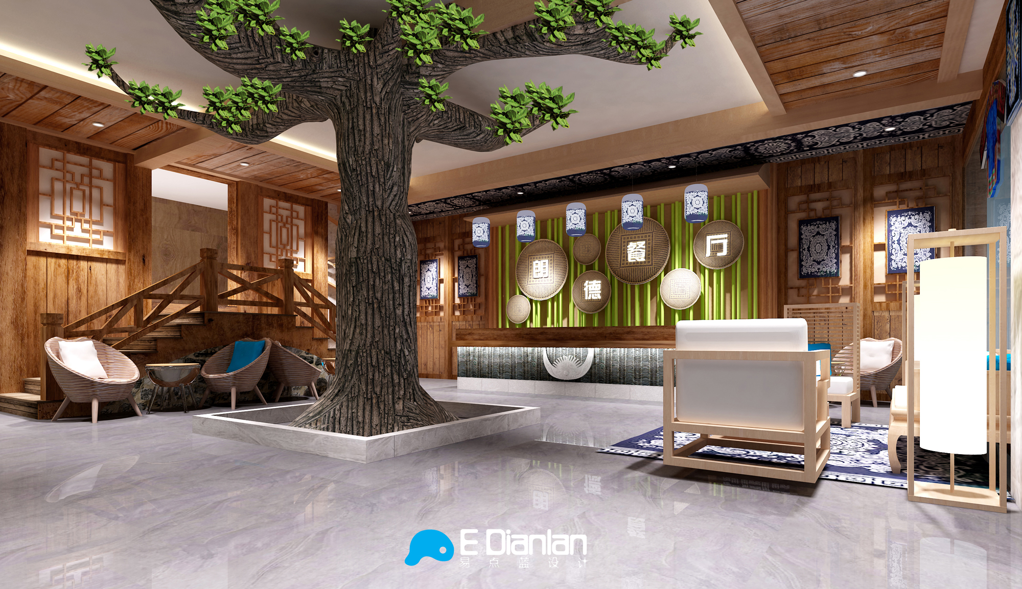 刘魏诚作品——贵州苗都酒店【易点蓝E DIANLAN酒店篇】-13