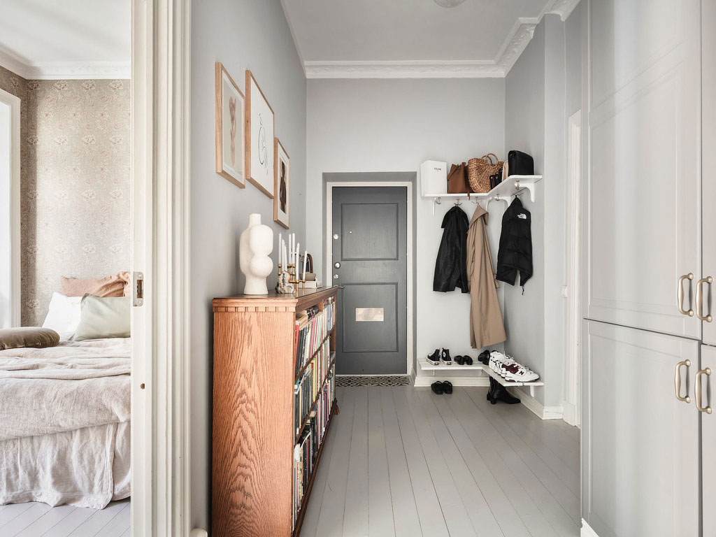 斯德哥尔摩 73 平米全白客厅不锈钢厨房公寓-32