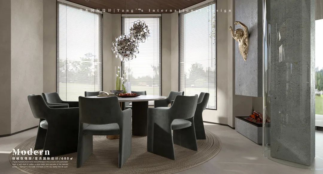 绿城玫瑰园现代风别墅丨中国南京丨堂杰国际设计-31