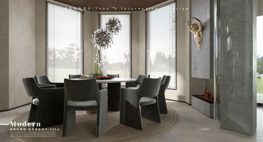 绿城玫瑰园现代风别墅丨中国南京丨堂杰国际设计-31